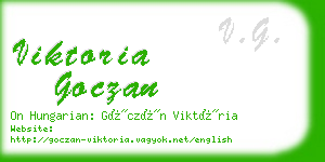 viktoria goczan business card